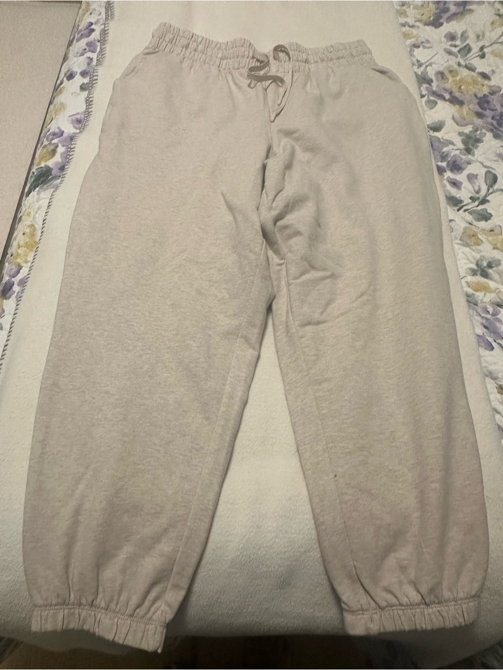 Neutral Cream Jogger Bottoms